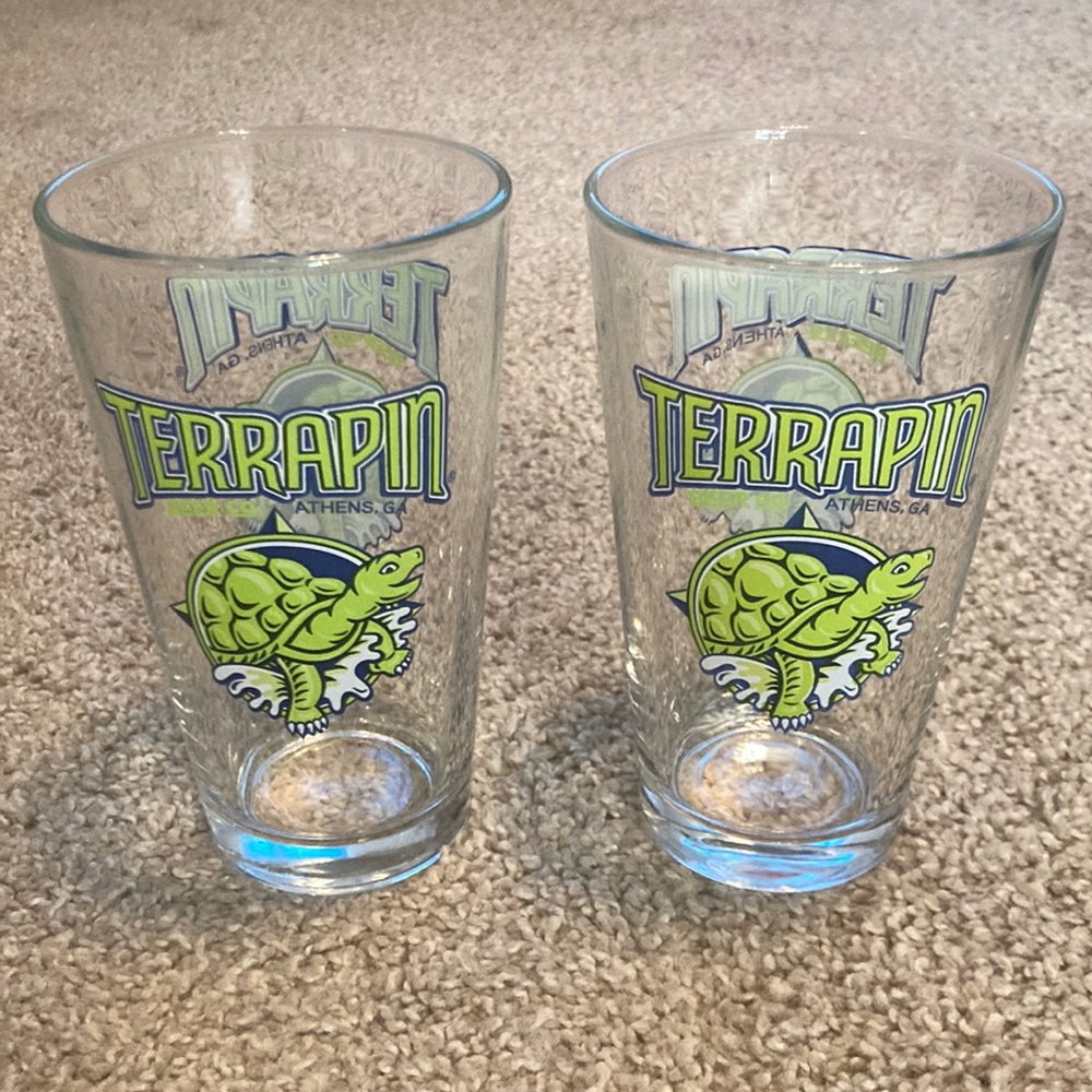 Set of Terrapin Brewing Beer Glasses
